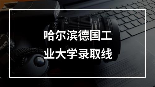 哈尔滨德国工业大学录取线