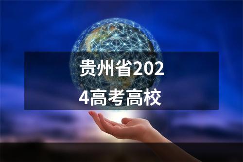 贵州省2024高考高校