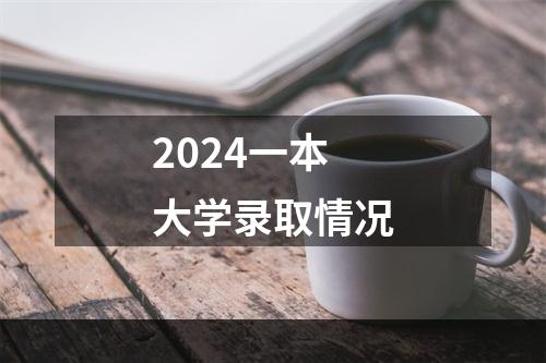 2024一本大学录取情况