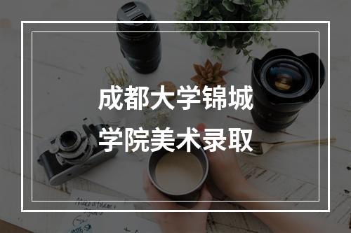 成都大学锦城学院美术录取