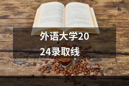 外语大学2024录取线