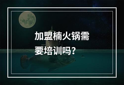 加盟楠火锅需要培训吗？