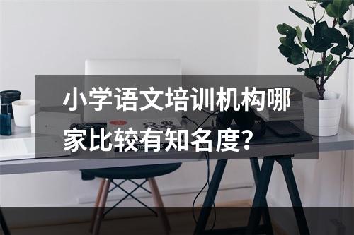 小学语文培训机构哪家比较有知名度？