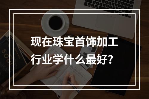 现在珠宝首饰加工行业学什么最好？