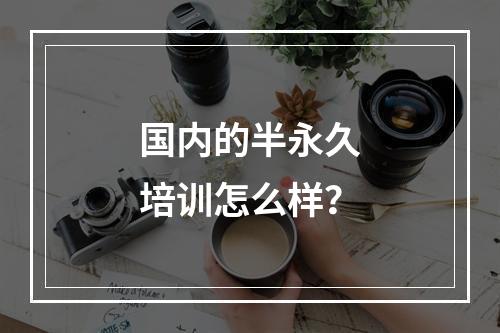 国内的半永久培训怎么样？