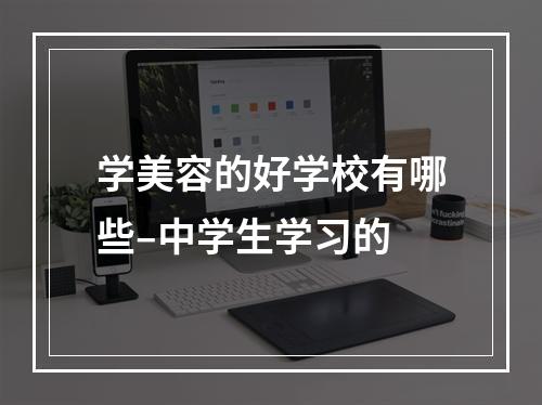 学美容的好学校有哪些–中学生学习的