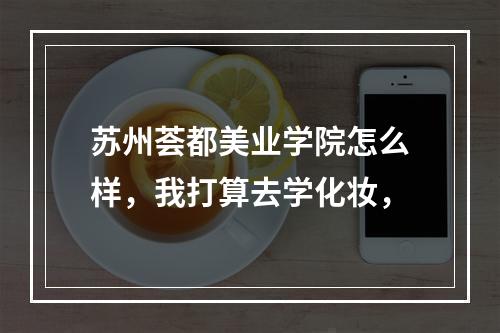 苏州荟都美业学院怎么样，我打算去学化妆，