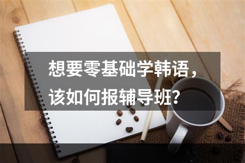 想要零基础学韩语，该如何报辅导班？