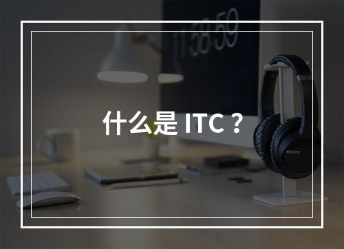 什么是 ITC ？