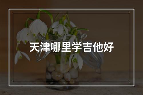 天津哪里学吉他好