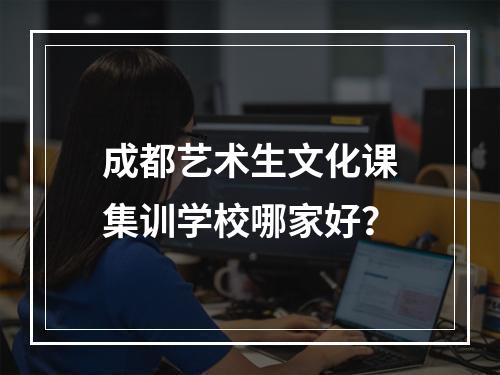 成都艺术生文化课集训学校哪家好？