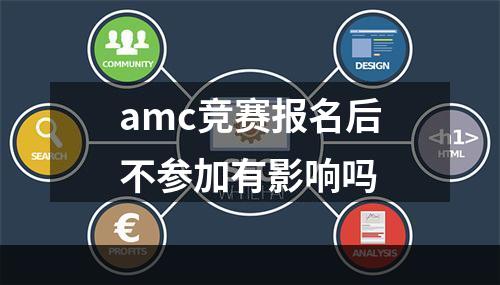 amc竞赛报名后不参加有影响吗