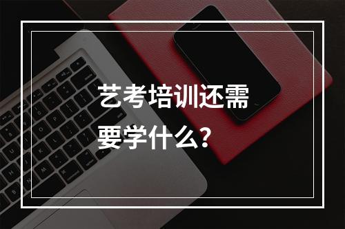 艺考培训还需要学什么？