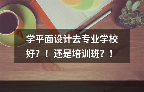 学平面设计去专业学校好？！还是培训班？！