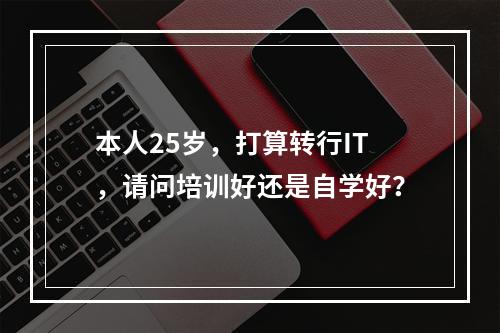 本人25岁，打算转行IT，请问培训好还是自学好？