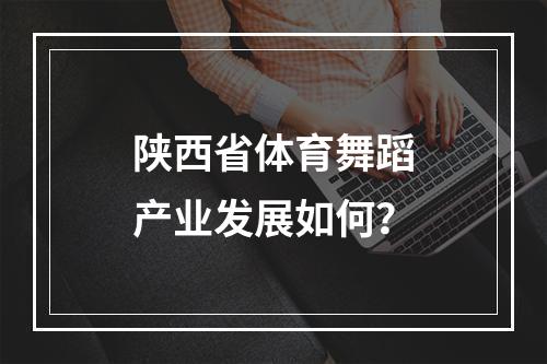 陕西省体育舞蹈产业发展如何？