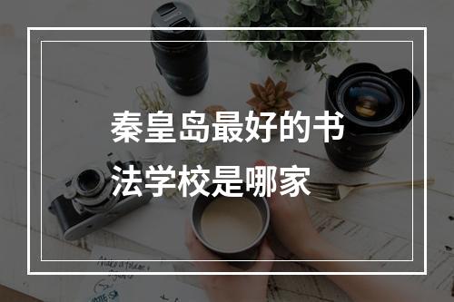 秦皇岛最好的书法学校是哪家