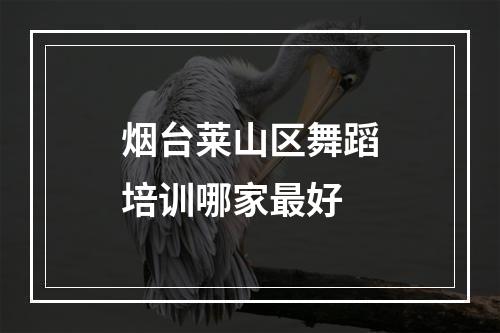 烟台莱山区舞蹈培训哪家最好