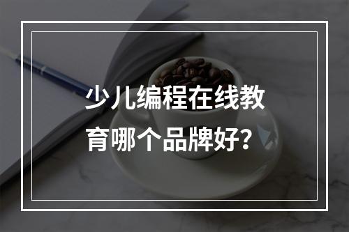 少儿编程在线教育哪个品牌好？