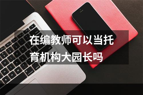 在编教师可以当托育机构大园长吗