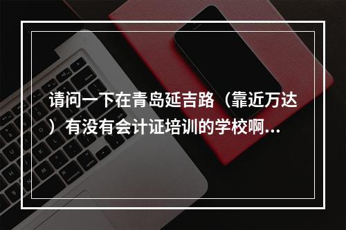 请问一下在青岛延吉路（靠近万达）有没有会计证培训的学校啊？谢谢