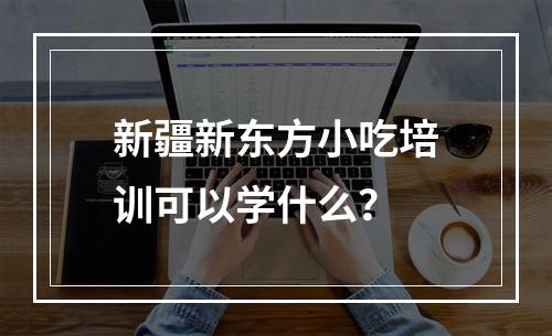 新疆新东方小吃培训可以学什么？