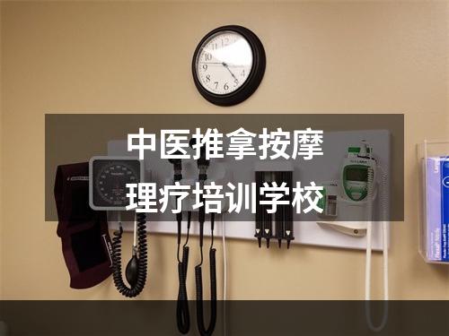 中医推拿按摩理疗培训学校