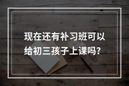 现在还有补习班可以给初三孩子上课吗？