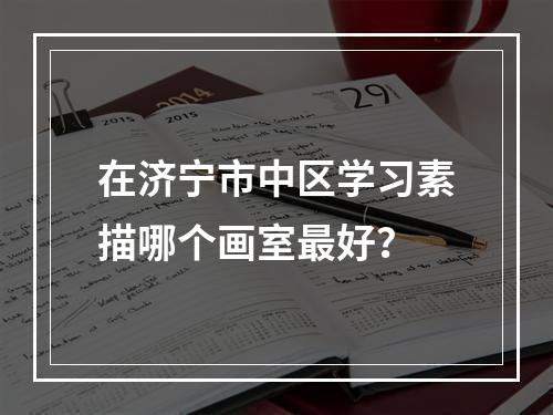 在济宁市中区学习素描哪个画室最好？