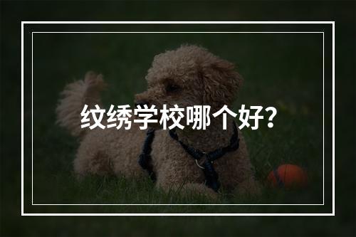 纹绣学校哪个好？