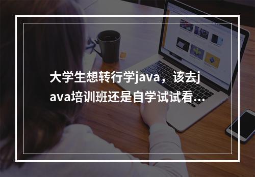 大学生想转行学java，该去java培训班还是自学试试看？