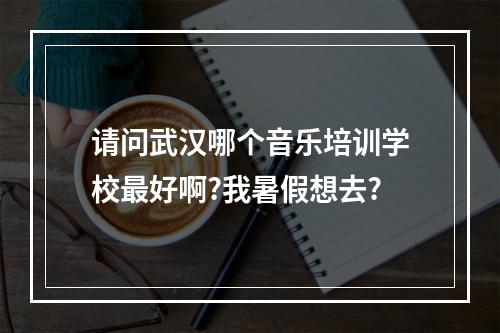 请问武汉哪个音乐培训学校最好啊?我暑假想去?