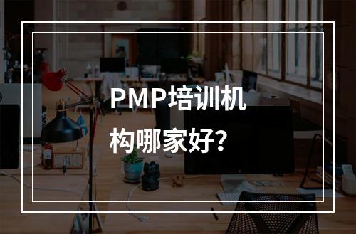 PMP培训机构哪家好？