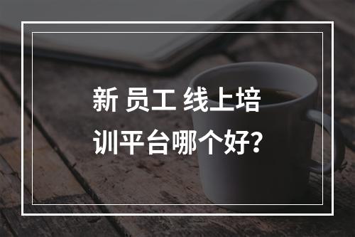 新 员工 线上培训平台哪个好？