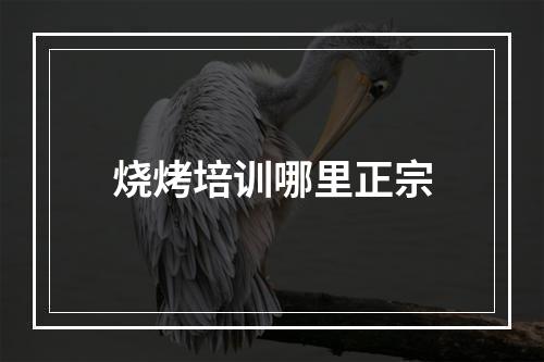 烧烤培训哪里正宗