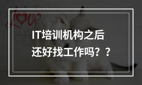 IT培训机构之后还好找工作吗？？