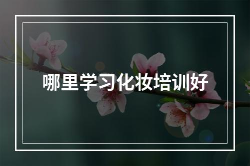 哪里学习化妆培训好