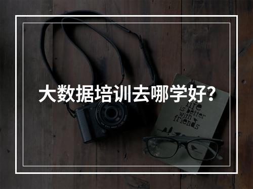 大数据培训去哪学好？