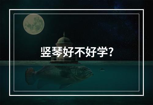 竖琴好不好学?