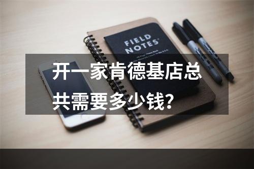 开一家肯德基店总共需要多少钱？