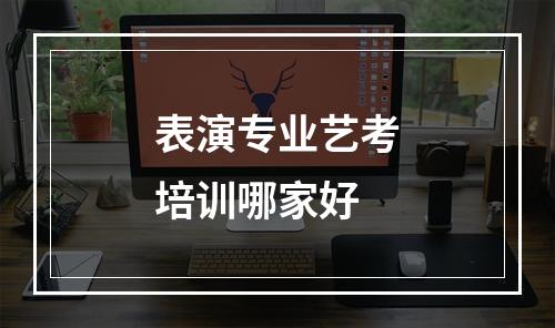 表演专业艺考培训哪家好