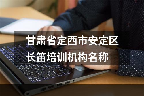 甘肃省定西市安定区长笛培训机构名称