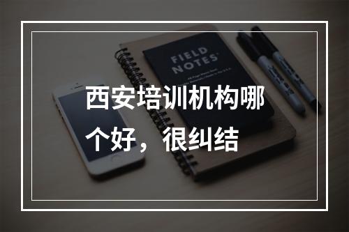 西安培训机构哪个好，很纠结