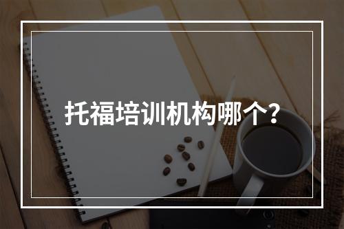 托福培训机构哪个？