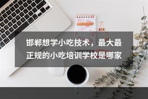 邯郸想学小吃技术，最大最正规的小吃培训学校是哪家