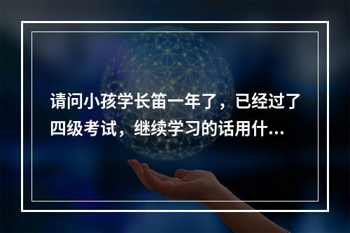 请问小孩学长笛一年了，已经过了四级考试，继续学习的话用什么长笛比较好？什么牌子的长笛比较实惠？