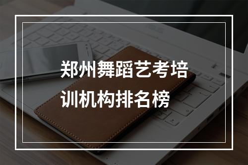 郑州舞蹈艺考培训机构排名榜