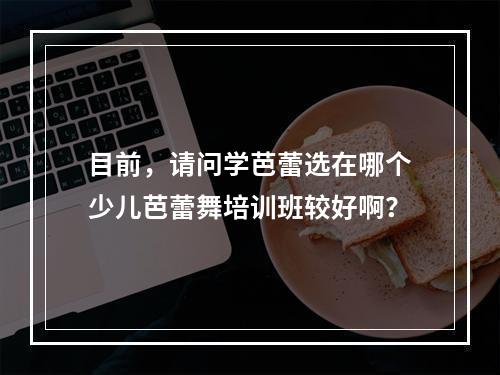 目前，请问学芭蕾选在哪个少儿芭蕾舞培训班较好啊？