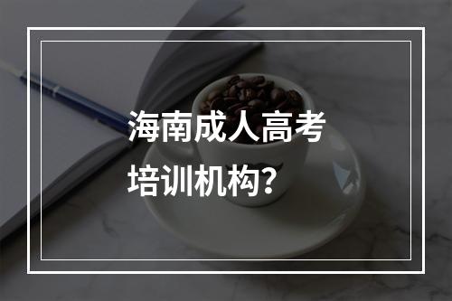 海南成人高考培训机构？