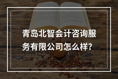 青岛北智会计咨询服务有限公司怎么样？